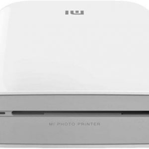 Sleek little photo printer—looks good, right? It's got this standing screen display that's just begging for your attention. Check out those vibrant prints, bursting with life. And yeah, augmented reality features—super cool twist.