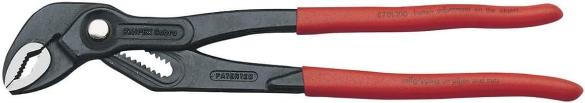 KNIPEX 87 01 250 Cobra, high performance water pump pliers with fast adjustment, 250mm Red - Image 8