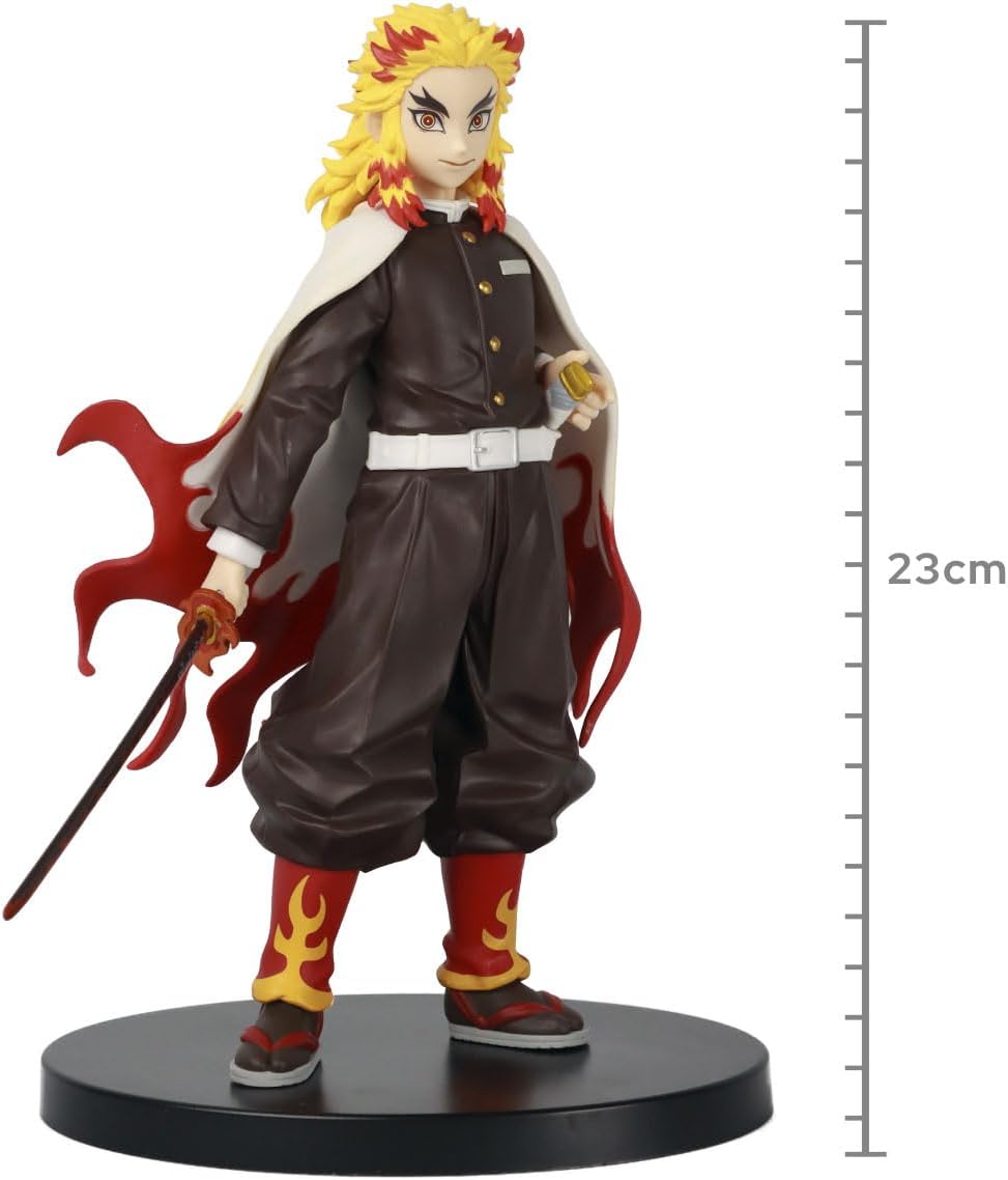 Kanroji action figure from Demon Slayer—this beauty boasts a wild, multicoloured design that just pops. Glossy finish, striking details—perfect for collectors or just to brighten up your shelf. Displayed on a sleek base holder. Can’t resist!