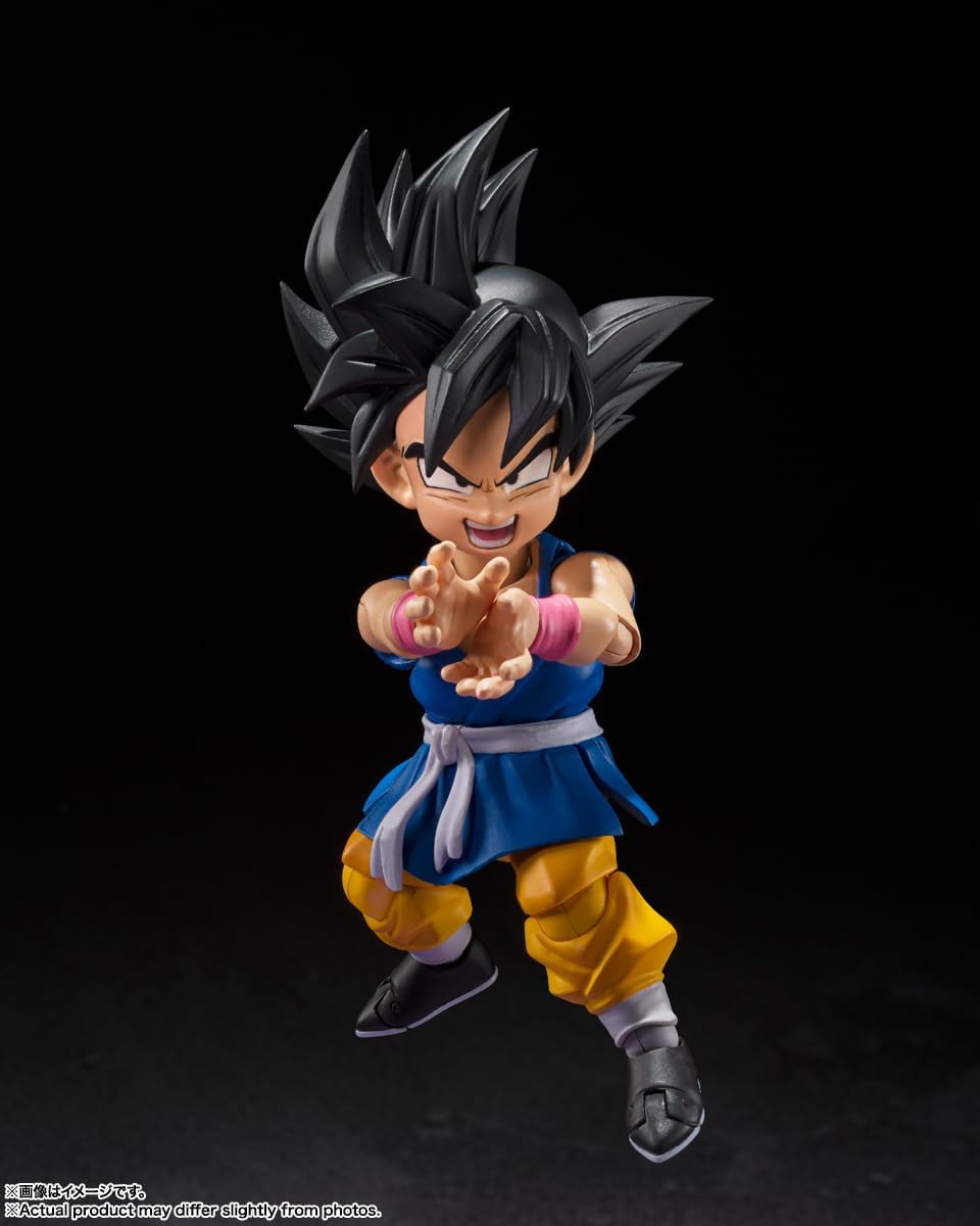 S.H. Figuarts Dragon Ball GT Son Goku - GT- Approx. 3.1 inches (80 mm), ABS & PVC Pre-Painted Action Figure - Image 6
