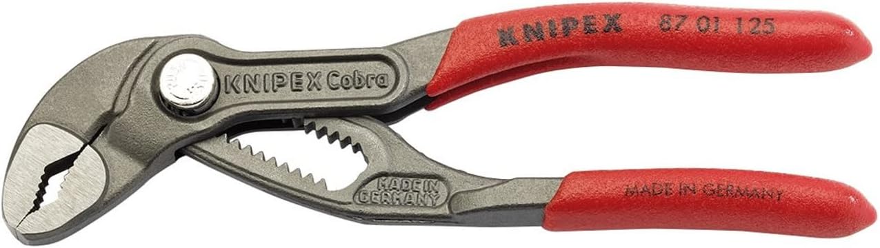 KNIPEX 87 01 250 Cobra, high performance water pump pliers with fast adjustment, 250mm Red - Image 7