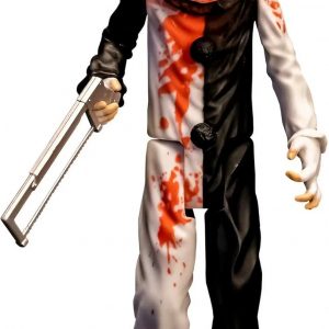 Terrifier figure of Art the Clown—he’s got that eerie grin, weapon in hand, striking a spine-chilling pose that really gets under your skin. The detail? Wildly impressive; captures every creepy nuance of the character. Perfect for fans who aren’t easily unsettled.