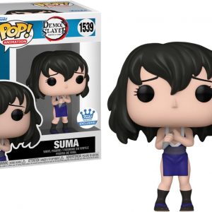 Suma from Demon Slayer flaunts her eye-catching pink and black ensemble—long, flowing black hair, and that cheeky grin. It's like she’s about to pull a prank, right? Just look at those vibes!