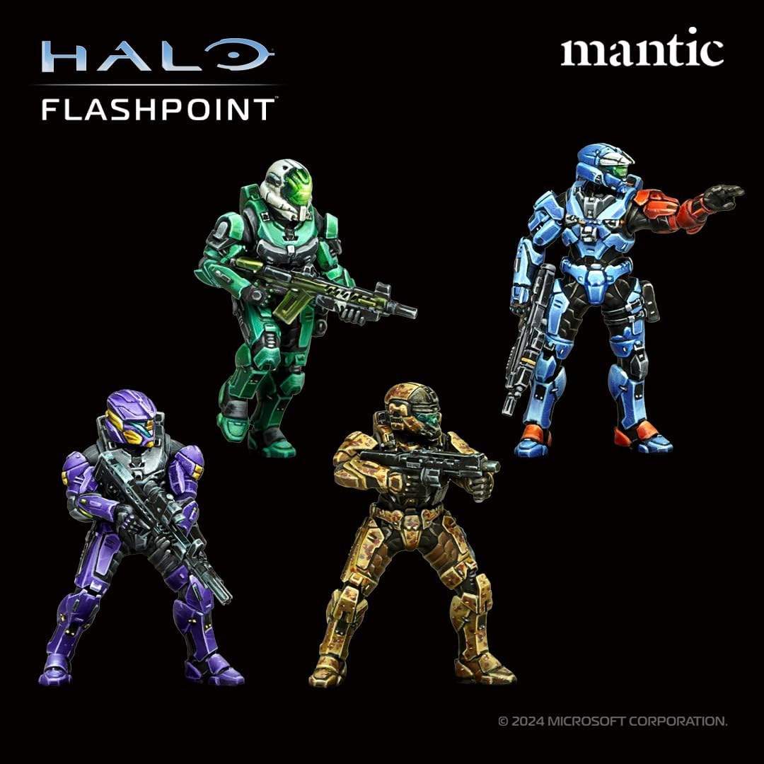 Halo: Flashpoint – Spartan Edition by Mantic Games – 2-Player Tactical Miniatures Game with 16 Spartans, 4 Banished Elites, Deluxe Terrain & Accessories – Fast-Paced Tabletop Combat for Ages 13+ - Image 6