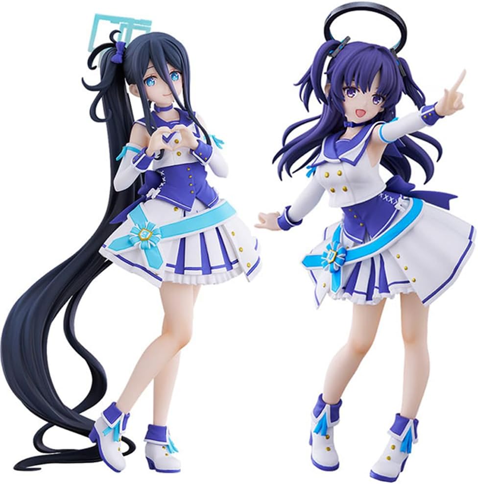A 17CM Blue Archive anime figurine—it's striking, right? Made from sturdy PVC, it's not just any piece. The colors pop, and that cute design? Adorably captivating. Perfect for any collection.