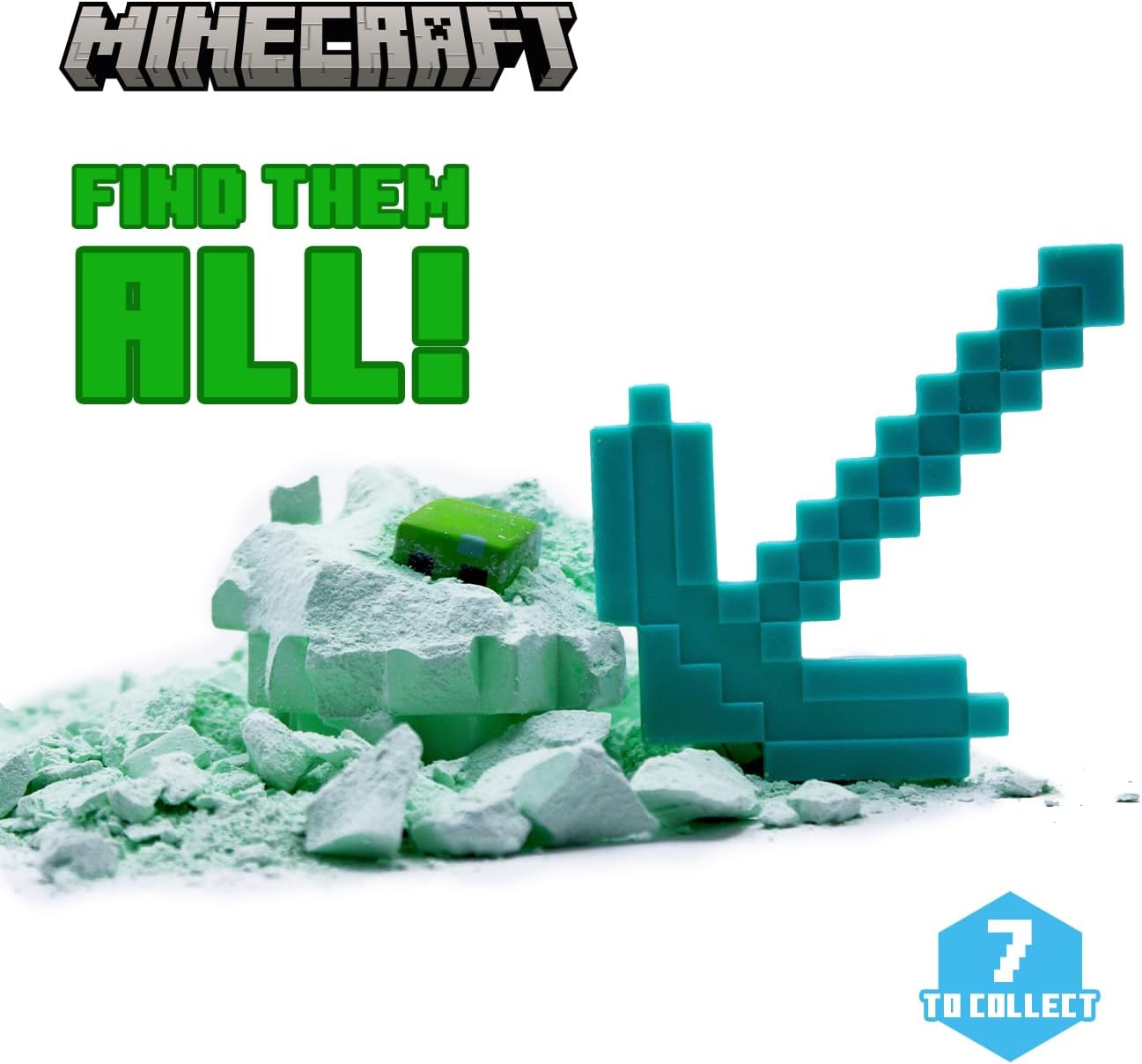 JUST TOYS LLC B07ZQKMJTZ Minecraft Mine Kit, for Ages 3 years +, 1 pieces - Image 6