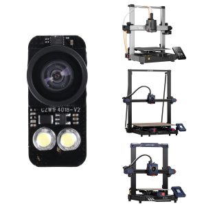 Kobra 3 Camera—sleek and black, looks sharp. Compact size? Yeah, makes for easy setup. Perfect for tight spaces.