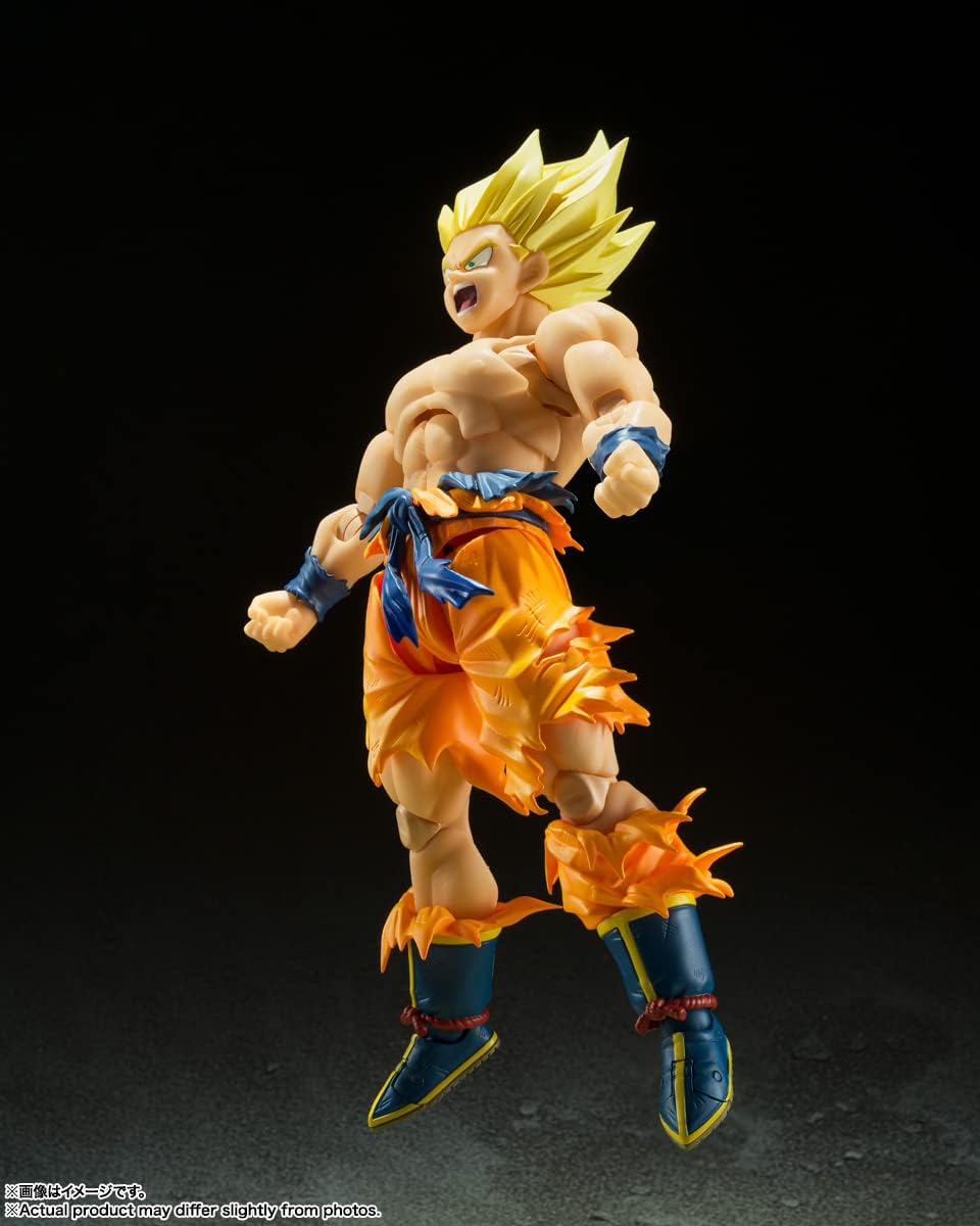 TAMASHII NATIONS - Dragon Ball Z - S.H. Figuarts - Super Saiyan Son Goku Legendary Super Saiyan - Image 6