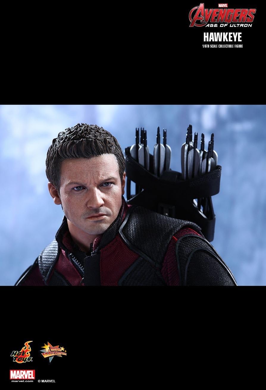 Disney Hot Toys 1:6 Scale Avengers Age of Ultron Hawkeye Figure - Image 3
