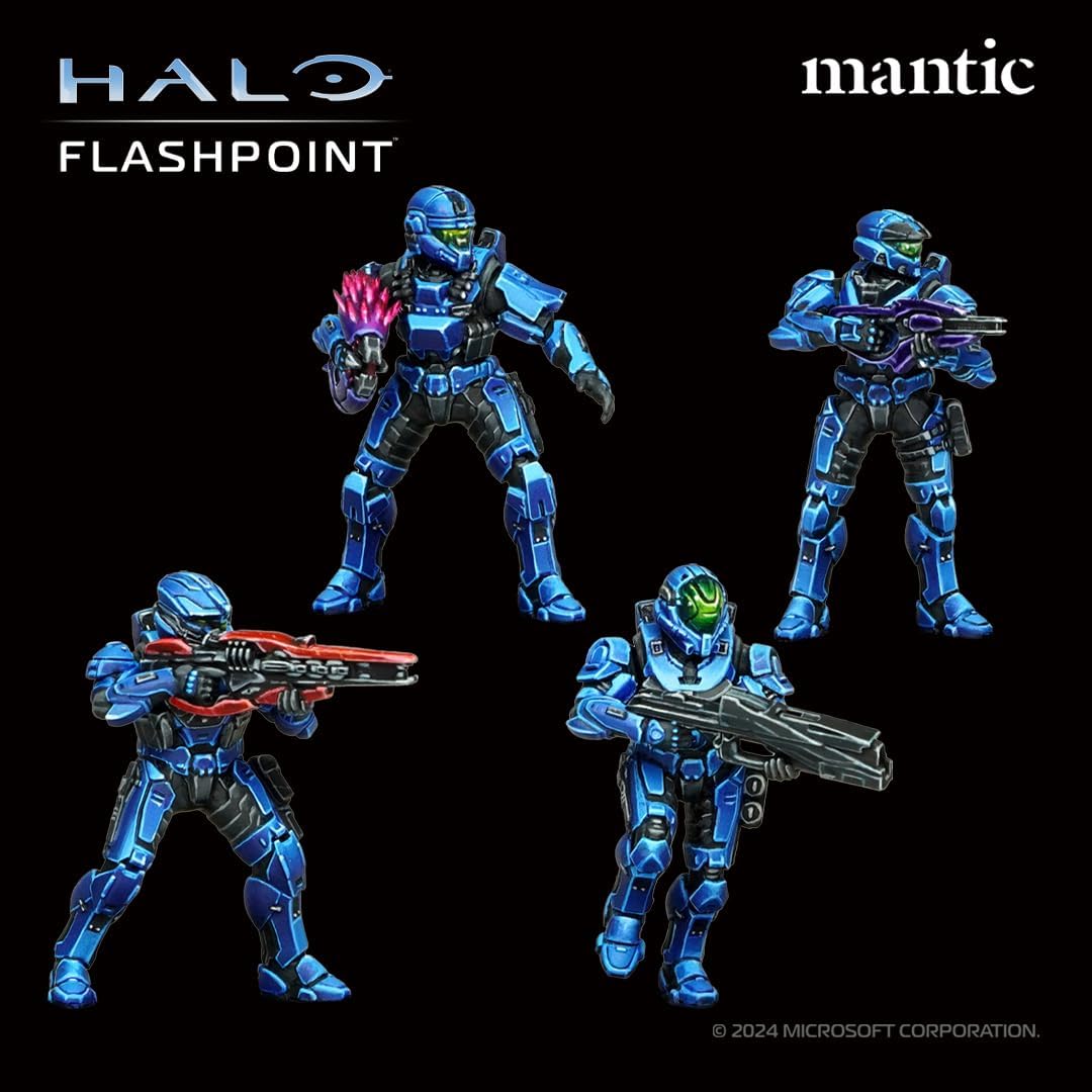 Halo: Flashpoint – Spartan Edition by Mantic Games – 2-Player Tactical Miniatures Game with 16 Spartans, 4 Banished Elites, Deluxe Terrain & Accessories – Fast-Paced Tabletop Combat for Ages 13+ - Image 7