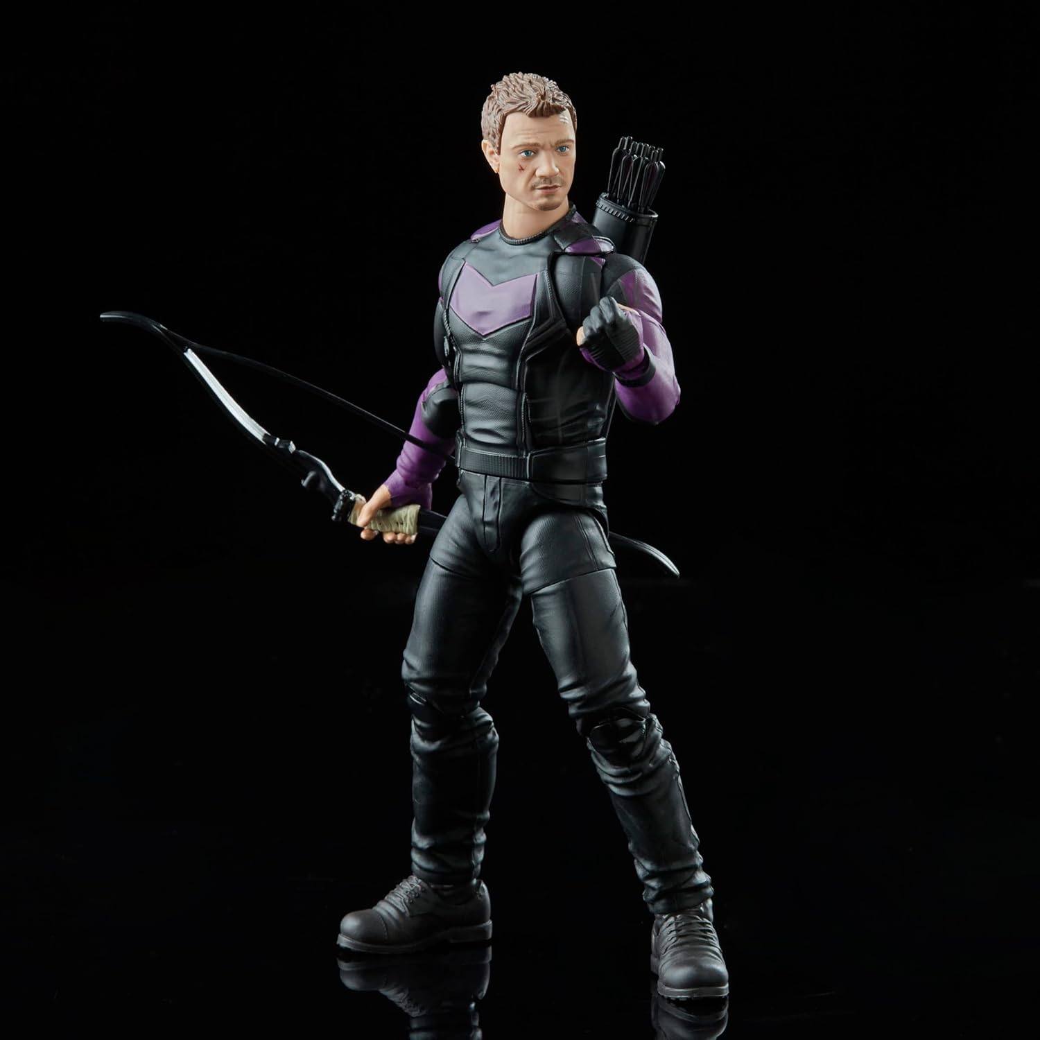 Hasbro Marvel Legends Series Disney Plus Marvel’s Hawkeye 6-inch Action Figure Collectible Toy, 4 Accessories and 1 Build-A-Figure Part, Multicolor, F3855 - Image 4