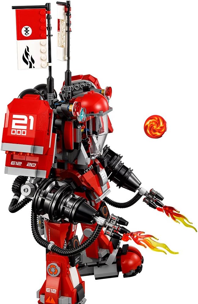 LEGO Ninjago Movie 944-Piece Fire Mech Construction Set - Image 8