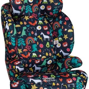 Carseat Ninja—looking sharp with its sleek design. Deeply padded headrest, side wings for safety. A stylish touch to your car, right? Plain background, but this seat? It stands out.