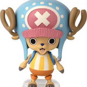 Tony Tony Chopper figure, standing proud at 15 cm. Bursting with vibrant colours—look at those detailed features! Comes with extra arms and different faces, because why not? Perfect for any One Piece fan. Just a fun addition to your collection!