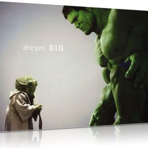 Framed Hulk comic art—it's like a burst of colour right there on your wall. Bold, eye-catching vibes with a design so dynamic, you can almost hear the action. Just hang it up and let the superhero energy take over!