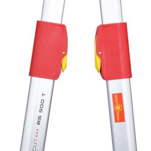 Wolf loppers with bright green rubber grips—those sharp blades? Perfect for tackling unruly branches. Just lying there on a clean white surface, waiting for action.