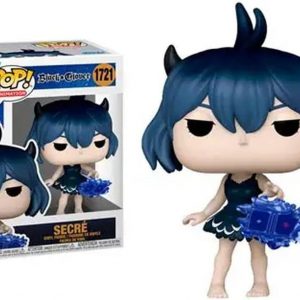 Secre vinyl figurine from Black Clover—boasting a wild, multicoloured design. This little gem measures around 11.43 x 8.89 x 16.51 cm, just perfect for any shelf. Set against a neutral background, it really pops. A must-have for fans!