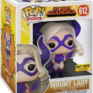 My Hero Academia Mount Lady action figure—bold colours pop in this eye-catching piece. The detail? Yeah, it’s impressive. She stands tall, like she’s ready to leap into action. Perfect for any fan, really captures her vibe!