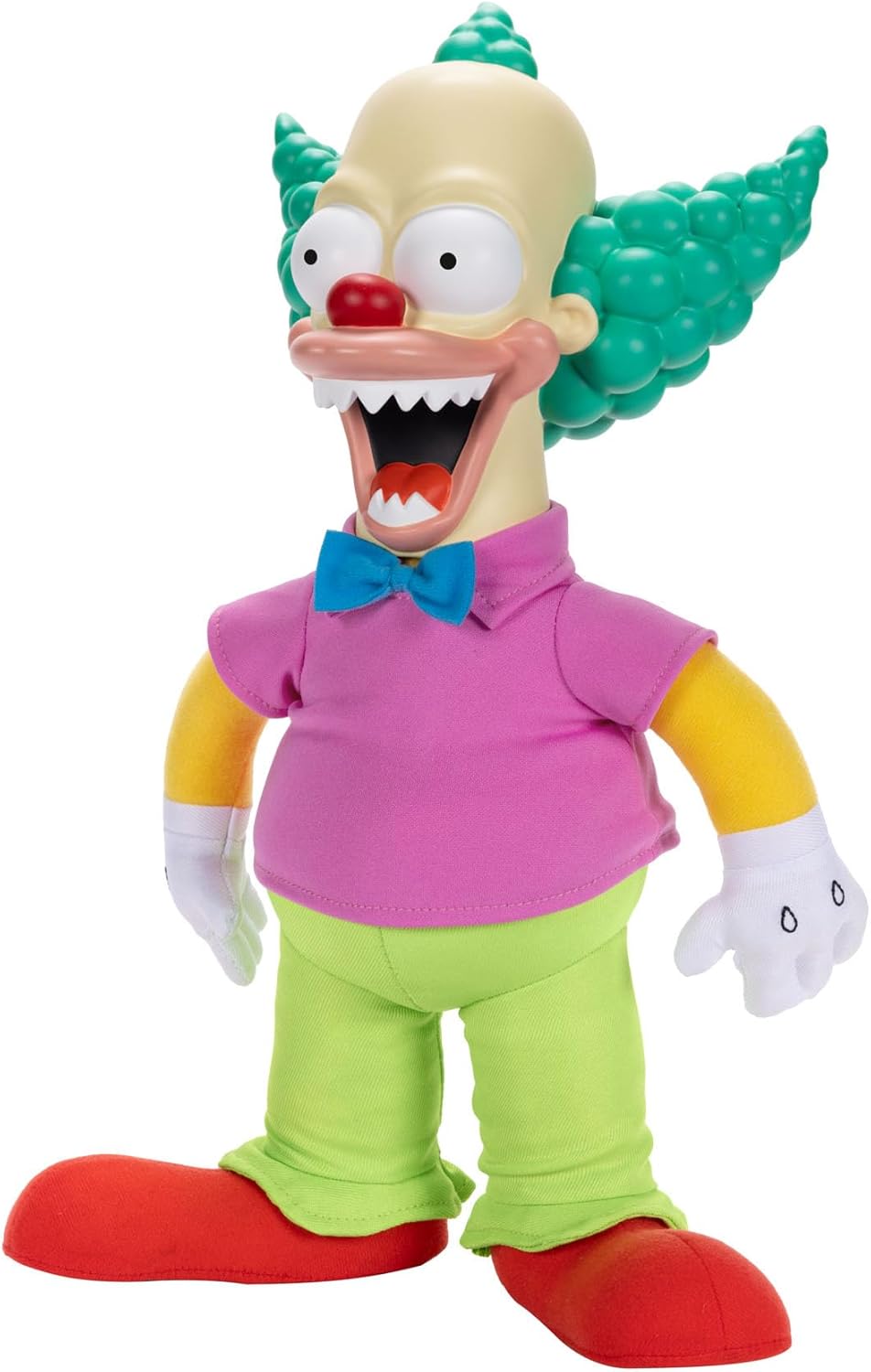 THE SIMPSONS Talking Krusty Doll Plush by Jakks Pacific, Stands 16" / 41cm Tall, Good and Evil Krusty Pull String Doll, From The Classic Treehouse of Horror III Episode, Perfect for Any Simpsons Fan - Image 6