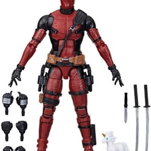 15cm Deadpool action figure—totally in a dynamic pose, you know? The vibrant red costume pops with intricate details, just begging for a closer look. Background’s neutral—good for focusing on the figure, I guess.