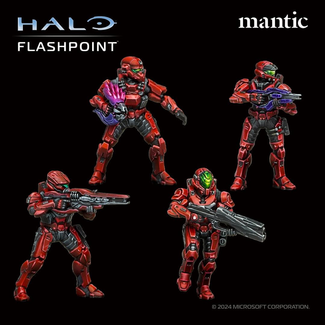 Halo: Flashpoint – Spartan Edition by Mantic Games – 2-Player Tactical Miniatures Game with 16 Spartans, 4 Banished Elites, Deluxe Terrain & Accessories – Fast-Paced Tabletop Combat for Ages 13+ - Image 5