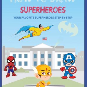 A vibrant book cover bursting with superhero characters—each one striking a pose that screams action. The colours pop, drawing you in, making you feel like you're part of their world. Dynamic, lively—totally eye-catching, right?