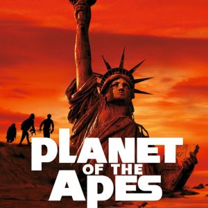 A wild mix of classic 'Planet of the Apes' movies, all in one killer DVD box set. Features vibrant artwork that'll make you wanna dive right into this cinematic universe. Grab it—seriously, it's a must-have for any fan!