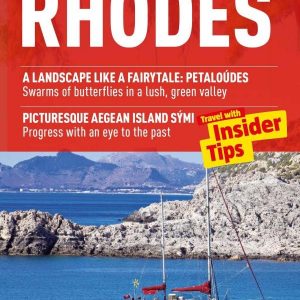 A lively travel guide to Rhodes by Marco Polo—cover bursting with stunning snapshots of the island. Think azure waters, ancient ruins, and sun-kissed landscapes. Perfect for your next adventure!