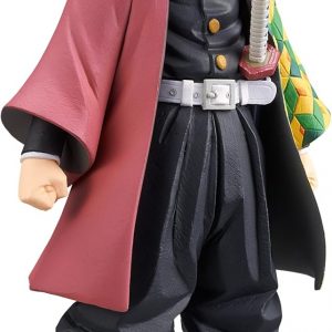 Giyuu Tomioka figure from Demon Slayer, rocking intricate threads and a water-themed blade—seriously, the detail is next level. Posed mid-action, it’s like he’s ready to jump right off the shelf—perfect for fans who want a piece of the thrill.