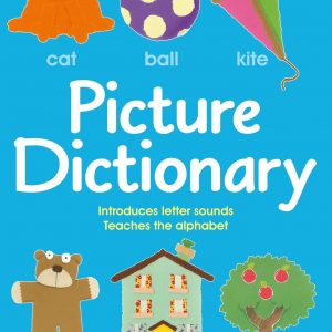 A lively picture dictionary for kids—packed with bright images and words. The cover? Super vibrant. Inside, it’s like a visual adventure, filled with fun illustrations that grab attention and spark curiosity. Perfect for little learners!