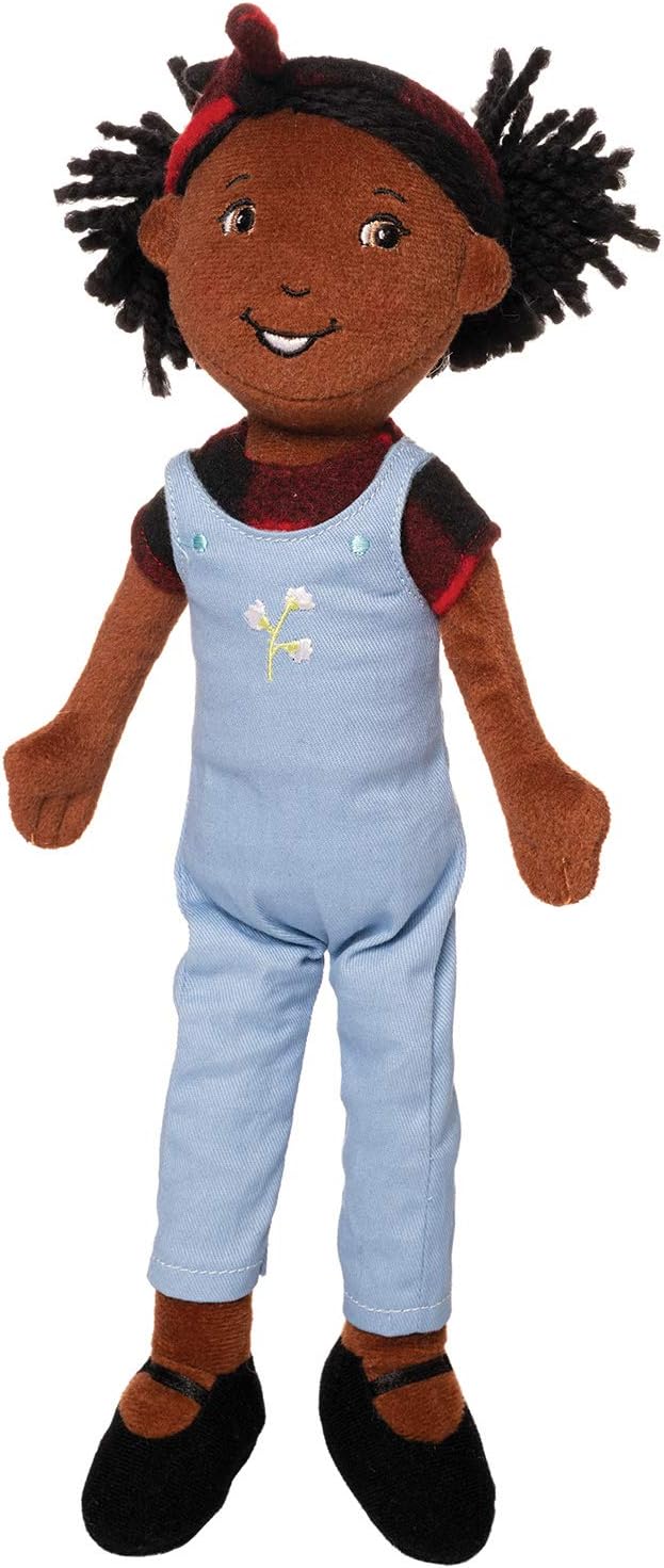 Meet the Groovy Chick Doll—decked out in a bold pink and a riot of colours. Seriously, her vibe is infectious! With a friendly grin and a soft fabric body, she’s got a playful spirit. Just look at her against that crisp white background; it makes her pop like crazy!