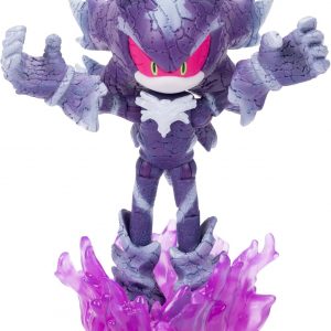 In this striking Mephiles figure, every little detail pops—vivid colours, sharp lines, all in a crazy dynamic pose. The neutral background? It just makes the design stand out even more, like wow!