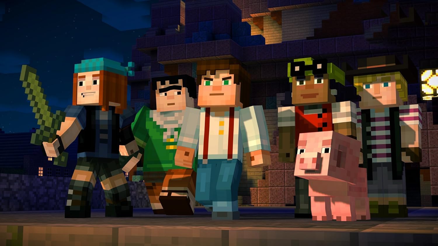 Brilliant cover art for Minecraft Story 360 2—like, seriously vibrant graphics. You’ve got iconic landscapes, all blocky and colourful, and characters mid-action. It's all about those epic moments, you know? Perfect for fans who crave adventure.