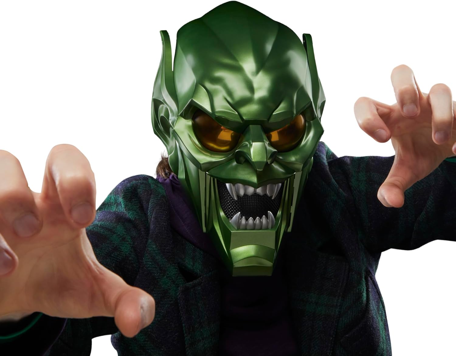 Marvel Legends Series Green Goblin Premium Roleplay Helmet, Spider-Man: No Way Home Adult Roleplay Gear - Image 6