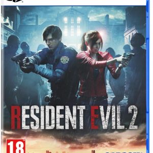 Cover art for Resident Evil 2 on PS5—showing Leon Kennedy and Claire Redfield front and centre, looking intense. The background? Dark, foreboding vibes that scream suspense. It’s like they’re ready to face whatever nightmares await...
