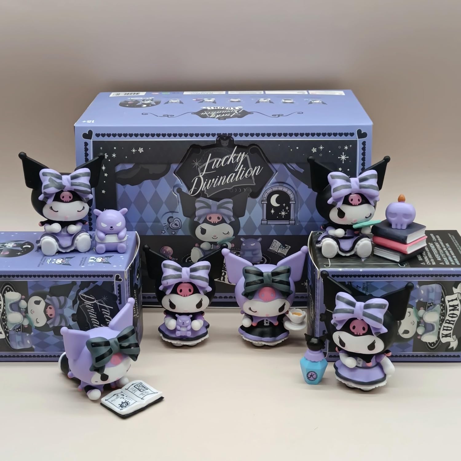 MINISO Kuromi Blind Box, Kuromi Blind Box figures, 2.5 inchs Kuromi Lucky Divination Serie Random Design, Blind Box Toys for Collectable Action Figures, Birthday Gift Idea, 1PC - Image 7