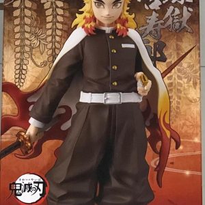 This Kanroji action figure from Demon Slayer — wow, is it eye-catching! Bright colours pop against its sleek glossy finish. The detailed design? Impressive—captures her spirit perfectly. It's mounted on a sturdy base holder, ready to stand out on your shelf or desk. A must-have for fans!