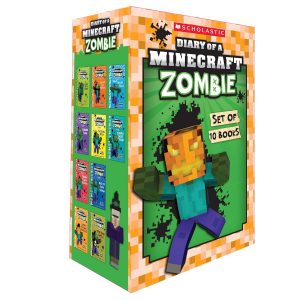 The cover of "Diary of Minecraft" bursts with energy—vivid colours splash across the page, iconic blocks and quirky characters dance around a textured backdrop. It’s a visual feast, perfect for any Minecraft fan.