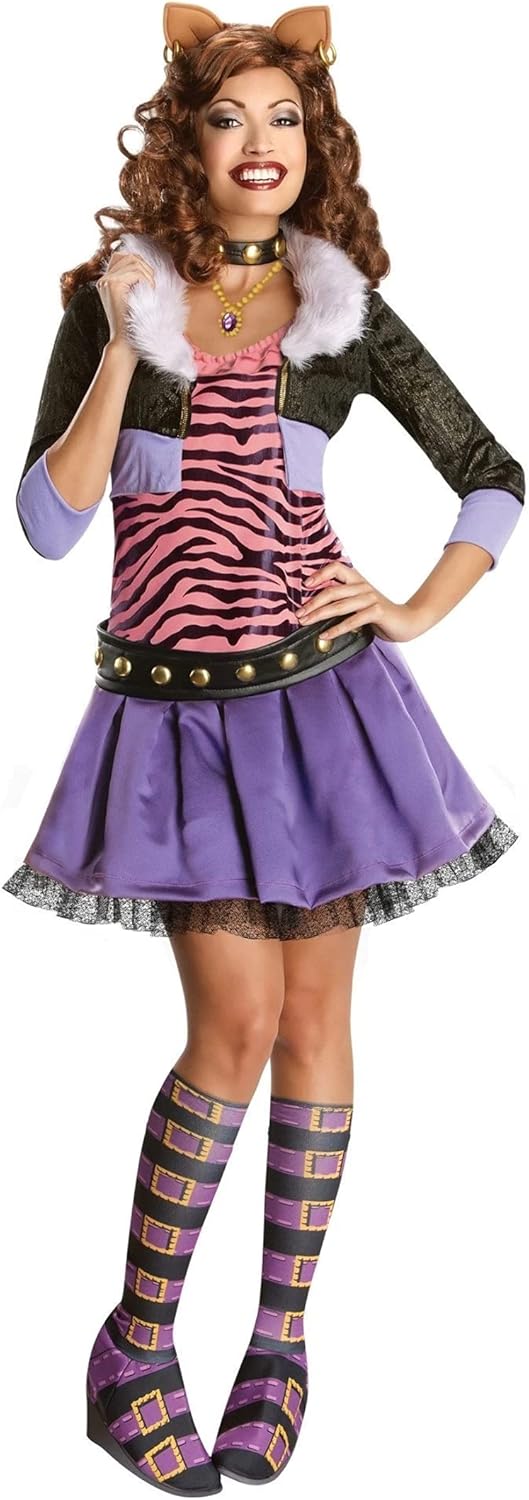 Rubie's 880702 Rubie's Official Monster High Clawdeen Wolf Deluxe Adult Costume - Ladies Small - Image 2