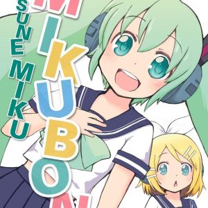 Hatsune Miku figurine—dressed in a striking blue getup, she’s got that mic ready to unleash some serious vibes. The background? It's like a burst of music magic, swirling around her. Perfect for any fan, really.