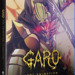 Cover art for "Garo: The Animation" shows the lead character—decked out in eye-catching armour, illuminated by intense lighting. The dark backdrop creates this epic vibe, pulling you right into the action. It’s kinda mysterious, you know?