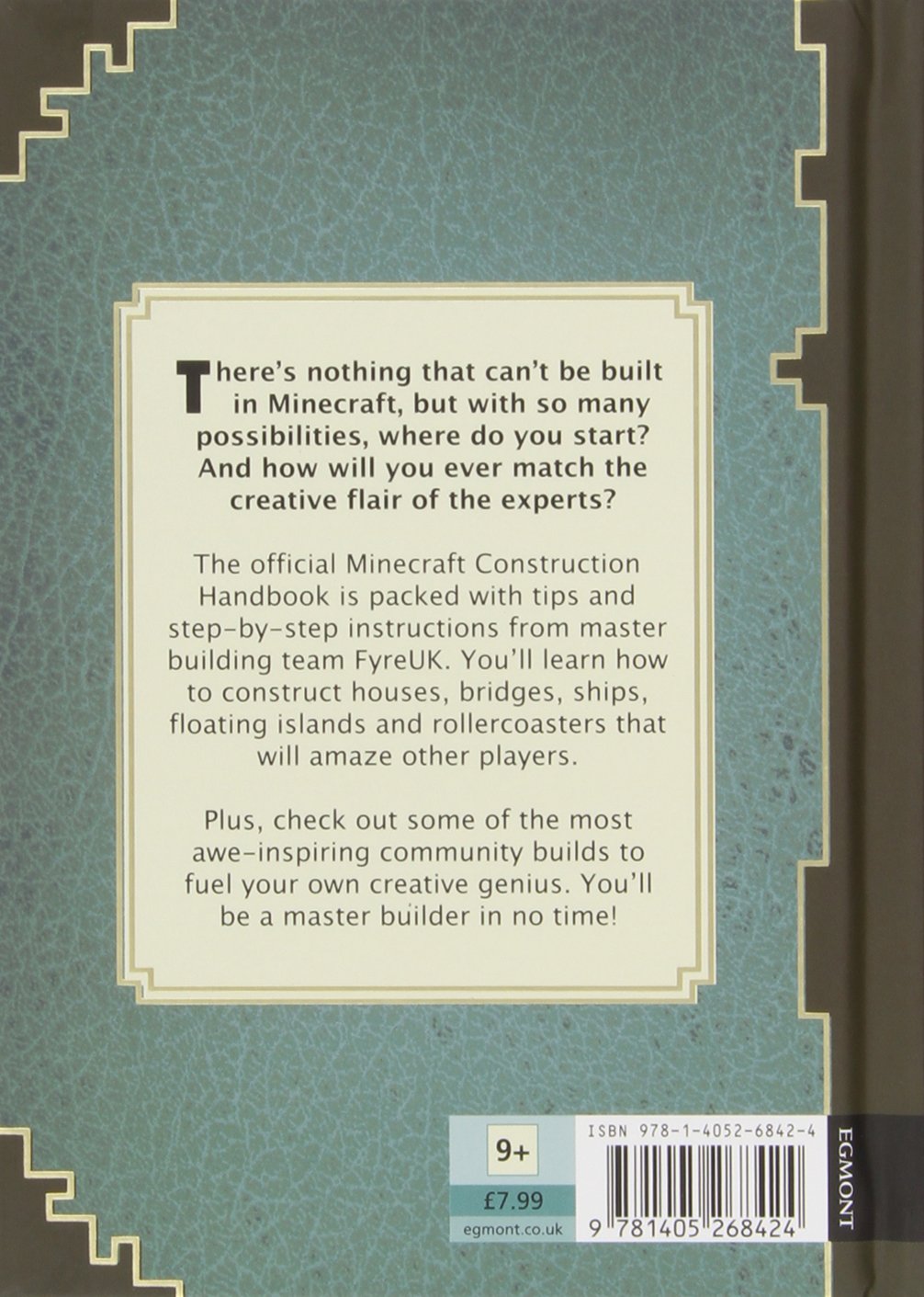 A bright and bold Minecraft handbook bursting with colour—featuring a classic blocky character and cool game elements. The lively background just jumps out at you!