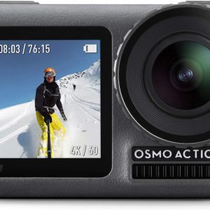 DJI Osmo Action 1 camera—just look at it, so sleek and vibrant! The colours pop against that stark white backdrop, drawing you in instantly. Perfect for capturing life’s most unforgettable moments.