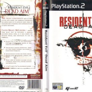 Cover art for Resident Evil: Deadly Aim—Bruce MacGavin, the hero, caught in a tense standoff with zombies. The shadows loom large, the atmosphere thick with dread and impending danger. You can almost feel the pulse quicken, right?