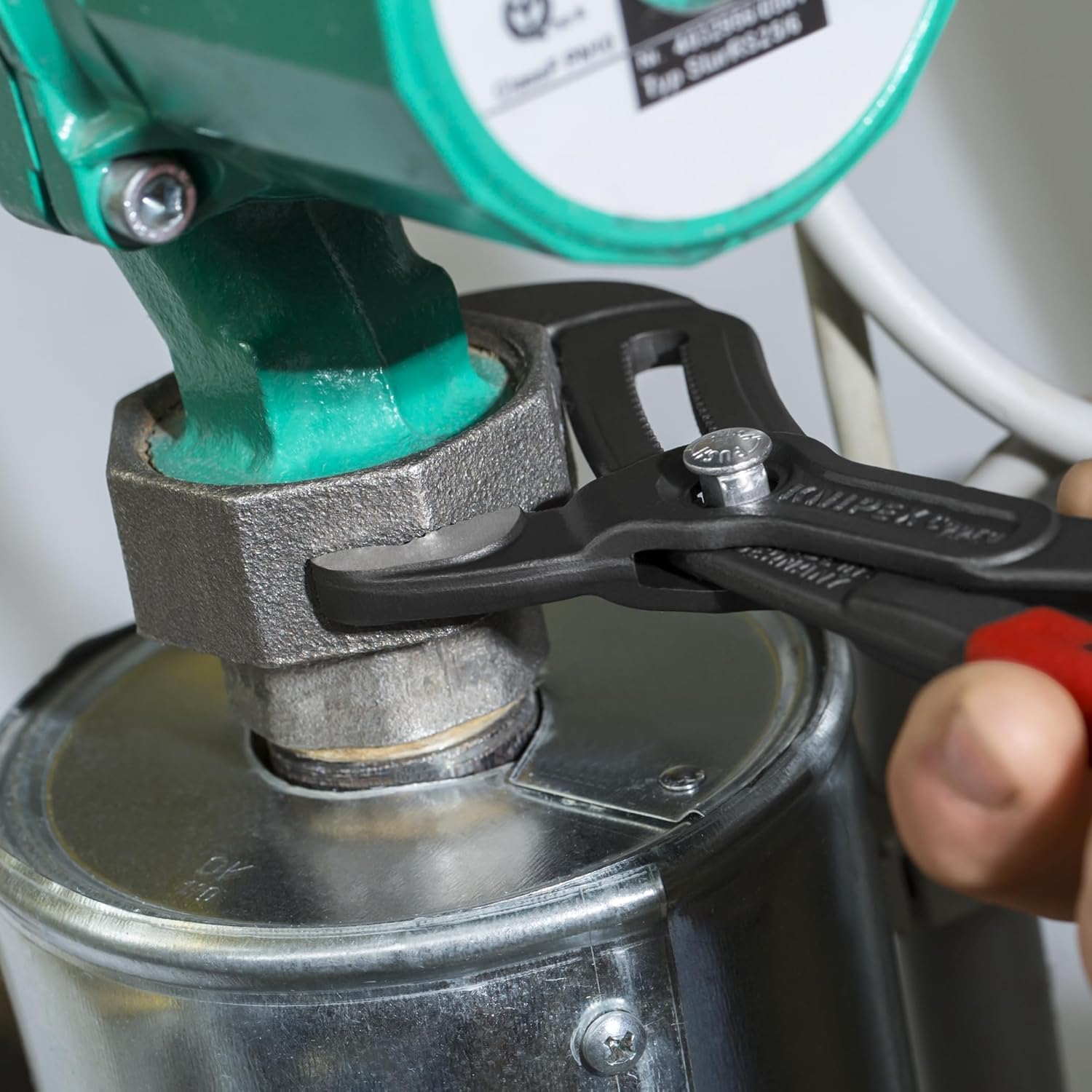 KNIPEX 87 01 250 Cobra, high performance water pump pliers with fast adjustment, 250mm Red - Image 6