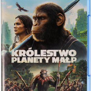 DVD cover of "Kingdom of the Planet of the Apes" — eye-catching artwork splashed across the front, with the bold title demanding attention. A glimpse into an epic journey, you can almost feel the tension, the drama. It's not just a movie; it's a statement.