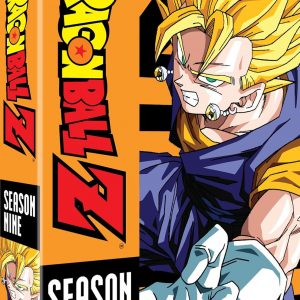 The DVD cover for the Majin Boo Saga—vivid artwork, full of energy. Iconic characters like Goku and Vegeta front and centre, their expressions scream battle—it's all about that epic showdown vibe. Seriously, just look at that colour!