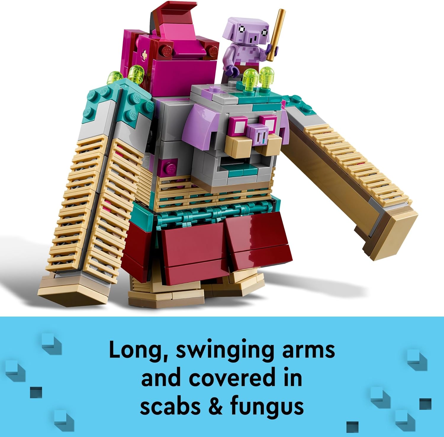 LEGO Minecraft Legends The Devourer Showdown Set featuring Popular Characters, Building Toys for Kids, Boys & Girls aged 8 Plus with Figures and Diamond Sword, Gift for Gamers 21257 - Image 8