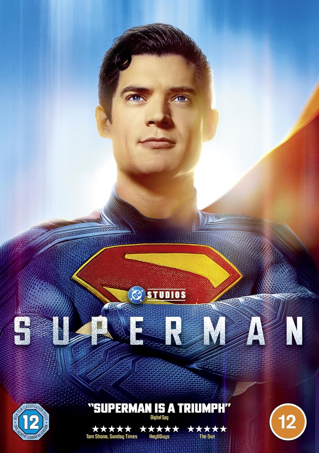 Superman DVD—classic cover art, that big blue and red hero stands out, title in bold. The imagery? Yeah, it’s all drama and heroism. You know the vibe.