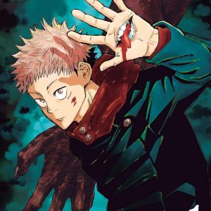 The cover of Jujutsu Kaisen Volume 1 pops with energy—there’s Yuji Itadori, just bursting with attitude and flair, striking a cool pose. The background? It’s all dark and moody, like something’s lurking, telling you there’s more beneath the surface. And that title text? Bold, in-your-face—just like the story itself.